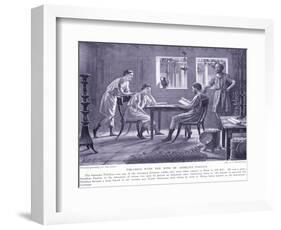 Polybius with the Sons of Aemilius Paulus-A.C. Weatherstone-Framed Giclee Print
