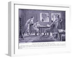 Polybius with the Sons of Aemilius Paulus-A.C. Weatherstone-Framed Giclee Print