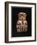 Polychrome Ceramic Anthropomorphic Shaped Vase, from Peru-null-Framed Giclee Print