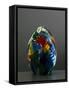 Polychrome Glass Egg-null-Framed Stretched Canvas