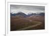 Polychrome Mountain range in Denali National Park, Alaska, United States of America, North America-JIA JIAHE-Framed Photographic Print