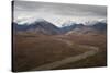 Polychrome Mountain range in Denali National Park, Alaska, United States of America, North America-JIA JIAHE-Stretched Canvas