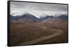 Polychrome Mountain range in Denali National Park, Alaska, United States of America, North America-JIA JIAHE-Framed Stretched Canvas