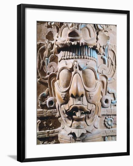 Polychrome Pottery Incense Burner Originating from Mexico-null-Framed Giclee Print