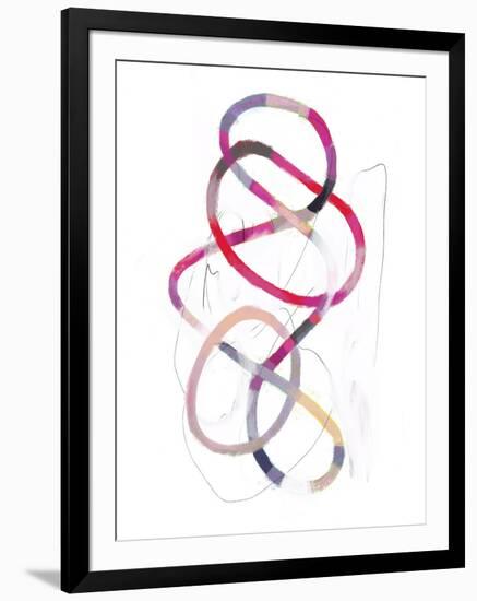 Polychrome Tangle I-Victoria Borges-Framed Art Print