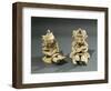 Polychrome Terracotta Maternity Statuettes of Women with Babies from Bahia De Caraquez-null-Framed Premium Giclee Print