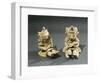 Polychrome Terracotta Maternity Statuettes of Women with Babies from Bahia De Caraquez-null-Framed Premium Giclee Print