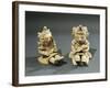 Polychrome Terracotta Maternity Statuettes of Women with Babies from Bahia De Caraquez-null-Framed Giclee Print