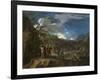 Polycrates and the Fisherman, C.1664-Salvator Rosa-Framed Giclee Print