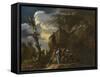 Polycrates' Crucifixion, C.1664-Salvator Rosa-Framed Stretched Canvas