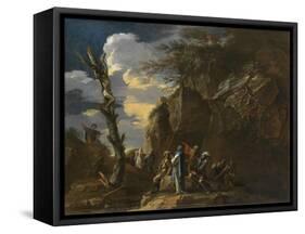 Polycrates' Crucifixion, C.1664-Salvator Rosa-Framed Stretched Canvas