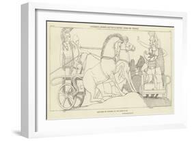 Polydamus Advising Hector to Retire from the Trench-John Flaxman-Framed Giclee Print