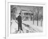 Polygamist Dr. Rulon Clark Allred Who Lives on a 20 Acre Truck Farm-null-Framed Photographic Print