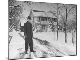 Polygamist Dr. Rulon Clark Allred Who Lives on a 20 Acre Truck Farm-null-Mounted Photographic Print