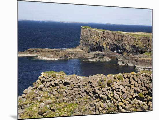 Polygonal Basalt, Staffa, Off Isle of Mull, Scotland-David Wall-Mounted Photographic Print