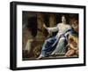 Polyhymnia, Muse of Eloquence, 17th Century-Simon Vouet-Framed Giclee Print