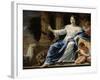 Polyhymnia, Muse of Eloquence, 17th Century-Simon Vouet-Framed Giclee Print