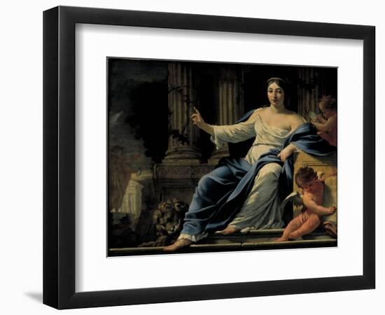 Polyhymnia-Simon Vouet-Framed Giclee Print