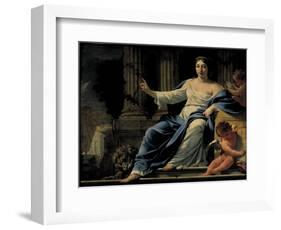 Polyhymnia-Simon Vouet-Framed Giclee Print