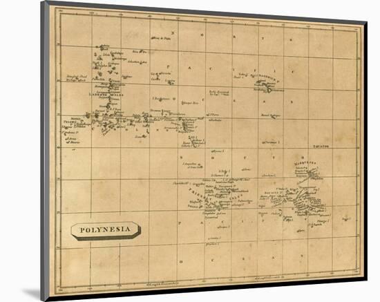 Polynesia, c.1812-Aaron Arrowsmith-Mounted Art Print