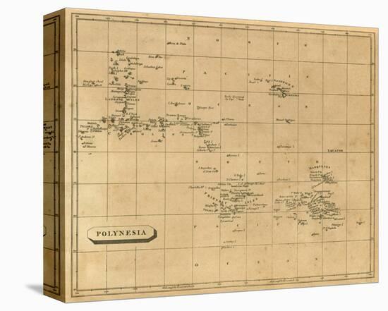 Polynesia, c.1812-Aaron Arrowsmith-Stretched Canvas