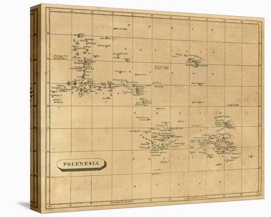 Polynesia, c.1812-Aaron Arrowsmith-Stretched Canvas