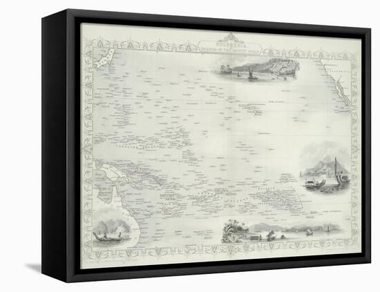 Polynesia or Islands in the Pacific Ocean, 1850s-John Rapkin-Framed Stretched Canvas
