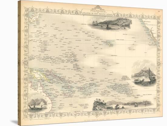 Polynesia, or Islands in the Pacific Ocean, C. 1850-John Rapkin-Stretched Canvas