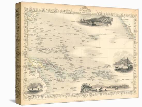 Polynesia, or Islands in the Pacific Ocean, C. 1850-John Rapkin-Stretched Canvas