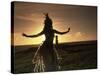 Polynesian Dancer, Ahu Tahai, Easter Island-Angelo Cavalli-Stretched Canvas