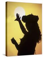 Polynesian Dancer, Ahu Tahai, Easter Island-Angelo Cavalli-Stretched Canvas