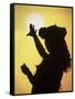 Polynesian Dancer, Ahu Tahai, Easter Island-Angelo Cavalli-Framed Stretched Canvas