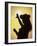 Polynesian Dancer, Ahu Tahai, Easter Island-Angelo Cavalli-Framed Photographic Print