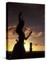 Polynesian Dancer, Ahu Tahai, Easter Island-Angelo Cavalli-Stretched Canvas