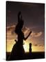 Polynesian Dancer, Ahu Tahai, Easter Island-Angelo Cavalli-Stretched Canvas