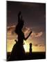 Polynesian Dancer, Ahu Tahai, Easter Island-Angelo Cavalli-Mounted Photographic Print