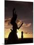 Polynesian Dancer, Ahu Tahai, Easter Island-Angelo Cavalli-Mounted Photographic Print