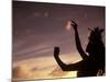 Polynesian Dancer, Ahu Tahai, Easter Island-Angelo Cavalli-Mounted Photographic Print