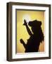 Polynesian Dancer, Ahu Tahai, Easter Island-Angelo Cavalli-Framed Premium Photographic Print