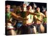 Polynesian Dancers, Rarotonga, Cook Islands, South Pacific-Doug Pearson-Stretched Canvas