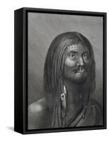 Polynesian Man from Nootka Sound by John Webber (1752-1793) Made During Third Voyage (1776-1779) of-null-Framed Stretched Canvas