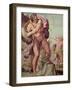 Polyphemus Attacking Acis and Galatea, 1597-1604-Annibale Carracci-Framed Giclee Print