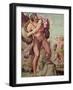 Polyphemus Attacking Acis and Galatea, 1597-1604-Annibale Carracci-Framed Giclee Print