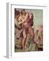 Polyphemus Attacking Acis and Galatea, 1597-1604-Annibale Carracci-Framed Giclee Print