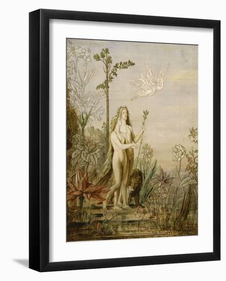 Polyptique : La Vie de l'humanité-Gustave Moreau-Framed Giclee Print