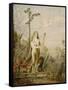 Polyptique : La Vie de l'humanité-Gustave Moreau-Framed Stretched Canvas