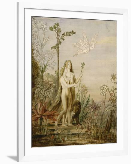 Polyptique : La Vie de l'humanité-Gustave Moreau-Framed Giclee Print