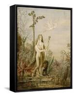 Polyptique : La Vie de l'humanité-Gustave Moreau-Framed Stretched Canvas