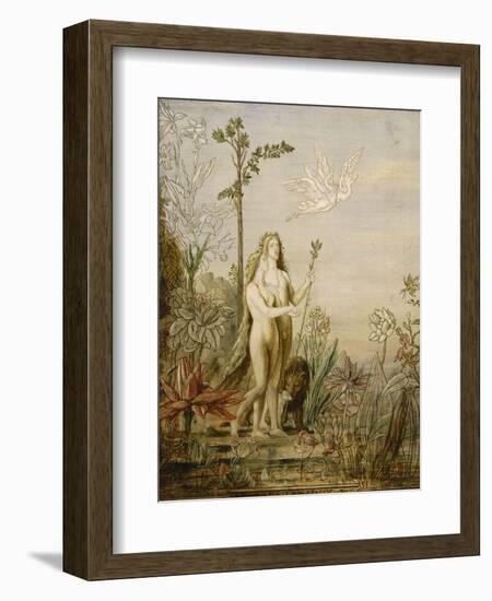 Polyptique : La Vie de l'humanité-Gustave Moreau-Framed Giclee Print