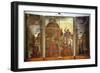 Polyptych Depicting St. George and the Dragon and the Annunciation, 1469-Cosimo Tura-Framed Giclee Print